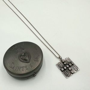 Virgin Saints & Angels Long Pendant Necklace